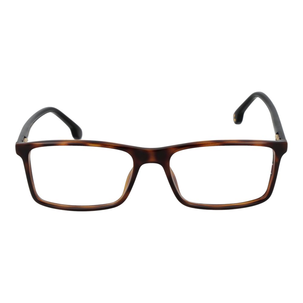 Eyeglasses Frames by Carrera for unisex in polyester & polyurethane brown features an refined silhouette, showcasing the refined brown coloured frame and sophisticated full-frame frame design.