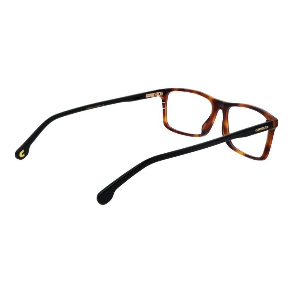 Eyeglasses Frames by Carrera for men in plastic brown showcases a refined full-frame frame design with a refined brown coloured frame finish for a refined and sophisticated look.