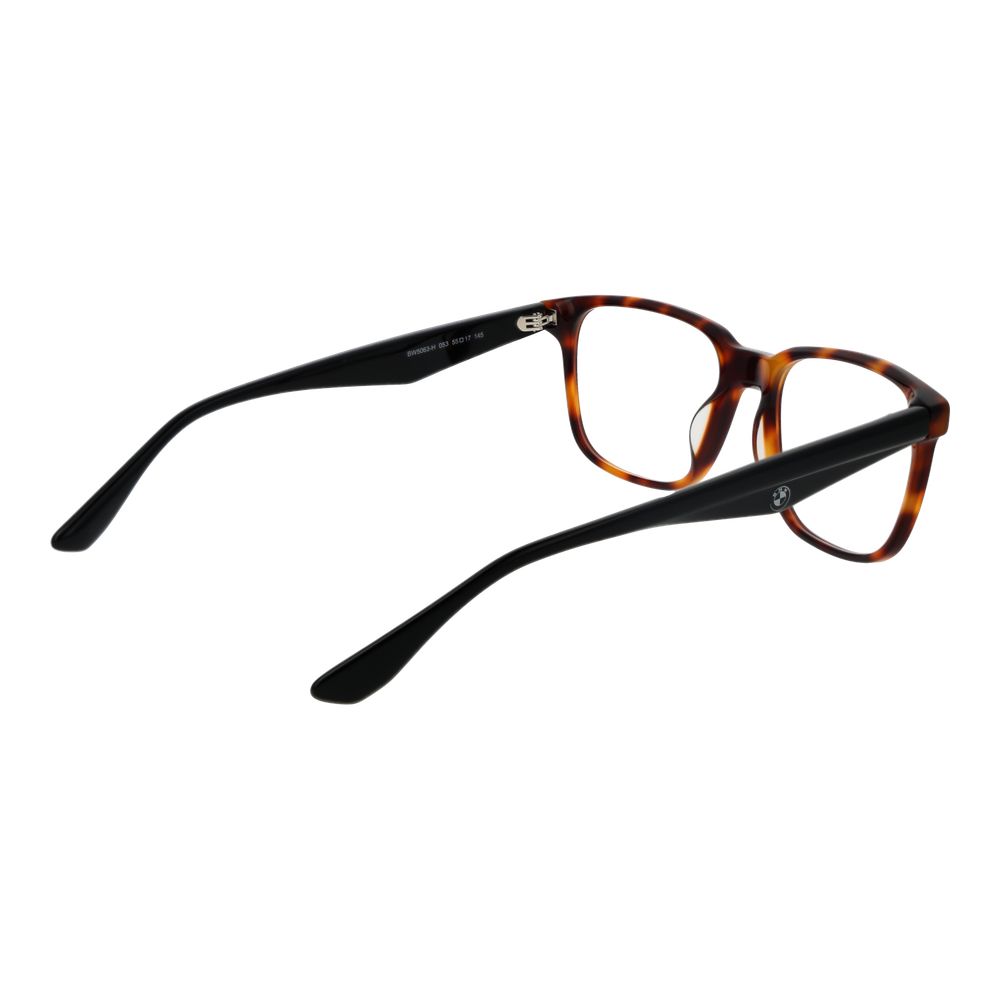Eyeglasses Frames by BMW for men in acetate brown features a refined silhouette, showcasing a refined brown coloured frame and full-frame frame design for a sophisticated, premium look.