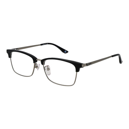 Eyeglasses Frames by BMW for men in titanium black features a refined silhouette, showcasing a refined black coloured frame and full-frame frame design for a sophisticated, premium look.