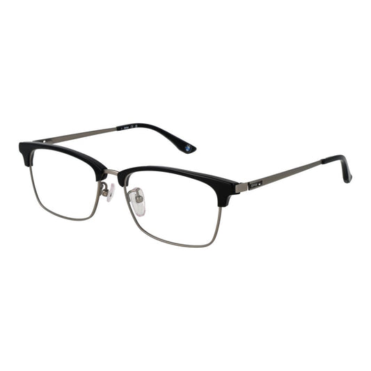 Eyeglasses Frames by BMW for men in titanium black features a refined silhouette, showcasing a refined black coloured frame and full-frame frame design for a sophisticated, premium look.