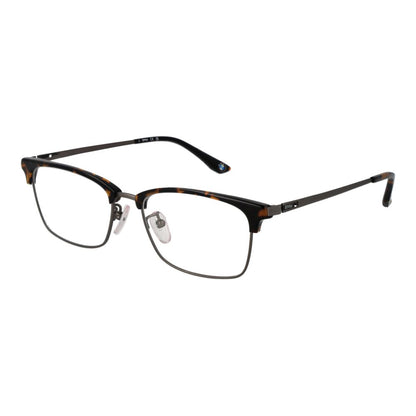 Eyeglasses Frames by BMW for men in titanium brown showcases a reflective silhouette, artfully incorporating a sophisticated brown coloured frame with a distinct full-frame frame design.