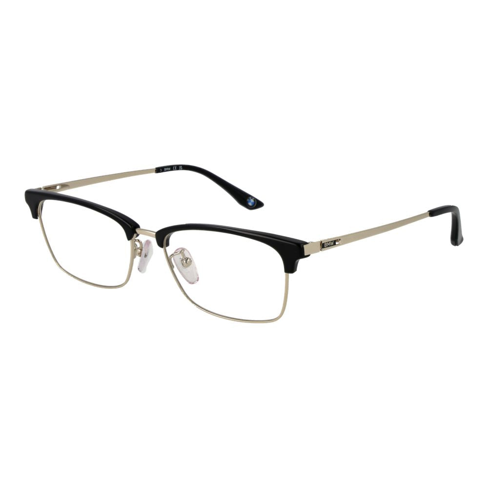 Eyeglasses Frames by BMW for men in titanium black showcases a refined full-frame frame design with a refined black coloured frame finish for a refined and sophisticated look.