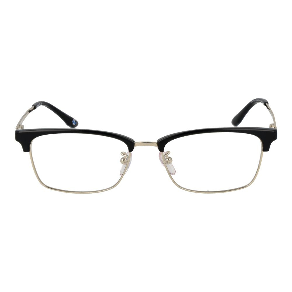 Eyeglasses Frames by BMW for men in titanium and black showcases an refined full-frame frame design featuring a sophisticated black coloured frame for an refined and refined aesthetic.