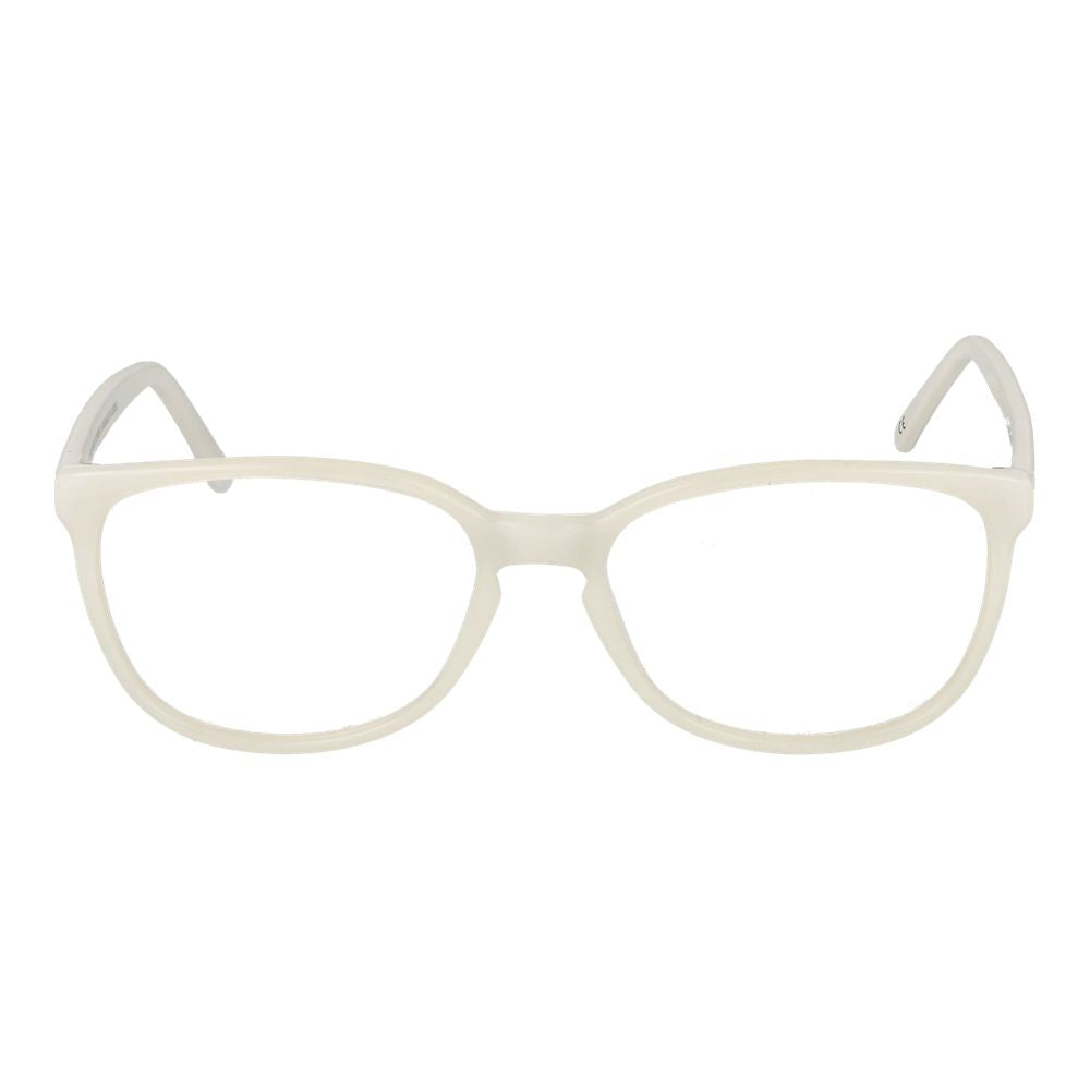 Eyeglasses Frames by Andy Wolf for unisex in white showcases a reflective silhouette, artfully incorporating a sophisticated white coloured frame with a distinct full-frame frame design.