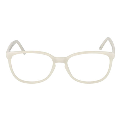 Eyeglasses Frames by Andy Wolf for unisex in white showcases a reflective silhouette, artfully incorporating a sophisticated white coloured frame with a distinct full-frame frame design.