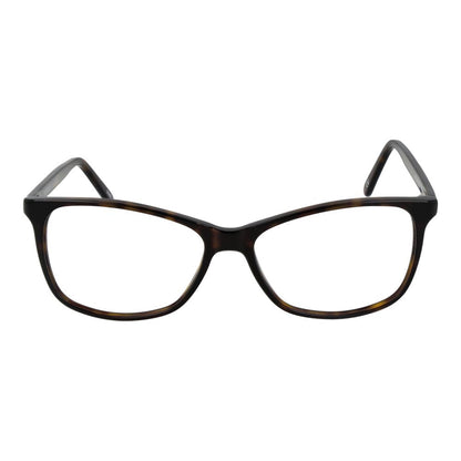 Eyeglasses Frames by Andy Wolf for unisex in acetate brown showcases a reflective silhouette, artfully incorporating a sophisticated brown coloured frame with a distinct full-frame frame design.