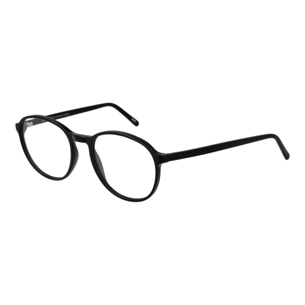 Eyeglasses Frames by Andy Wolf for unisex in acetate and black showcases a refined silhouette, detailed with a black coloured frame finish and a sophisticated full-frame frame design.