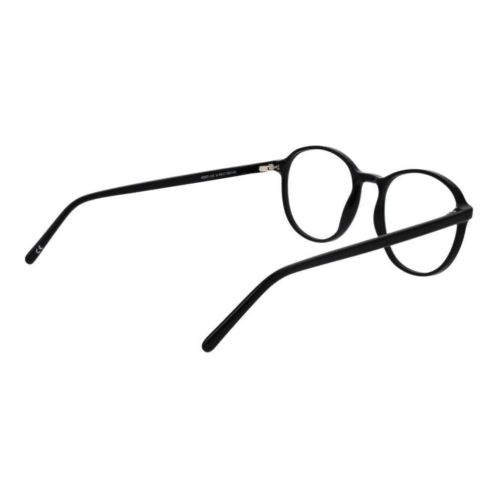 Eyeglasses Frames by Andy Wolf for unisex in acetate black features an refined silhouette, showcasing the refined black coloured frame and sophisticated full-frame frame design.