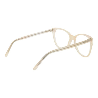 Eyeglasses Frames by Andy Wolf for unisex in acetate and cream showcases a refined silhouette, detailed with a cream coloured frame finish and a sophisticated full-frame frame design.