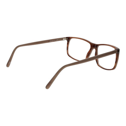 Eyeglasses Frames by Andy Wolf for unisex in acetate and brown showcases a refined silhouette, detailed with a brown coloured frame finish and a sophisticated full-frame frame design.