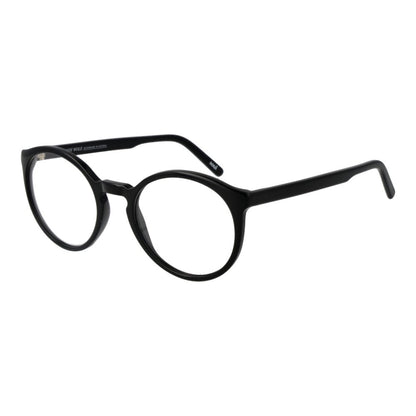 Eyeglasses Frames by Andy Wolf for unisex in acetate and black showcases an refined full-frame frame design featuring a sophisticated black coloured frame for an refined and refined aesthetic.