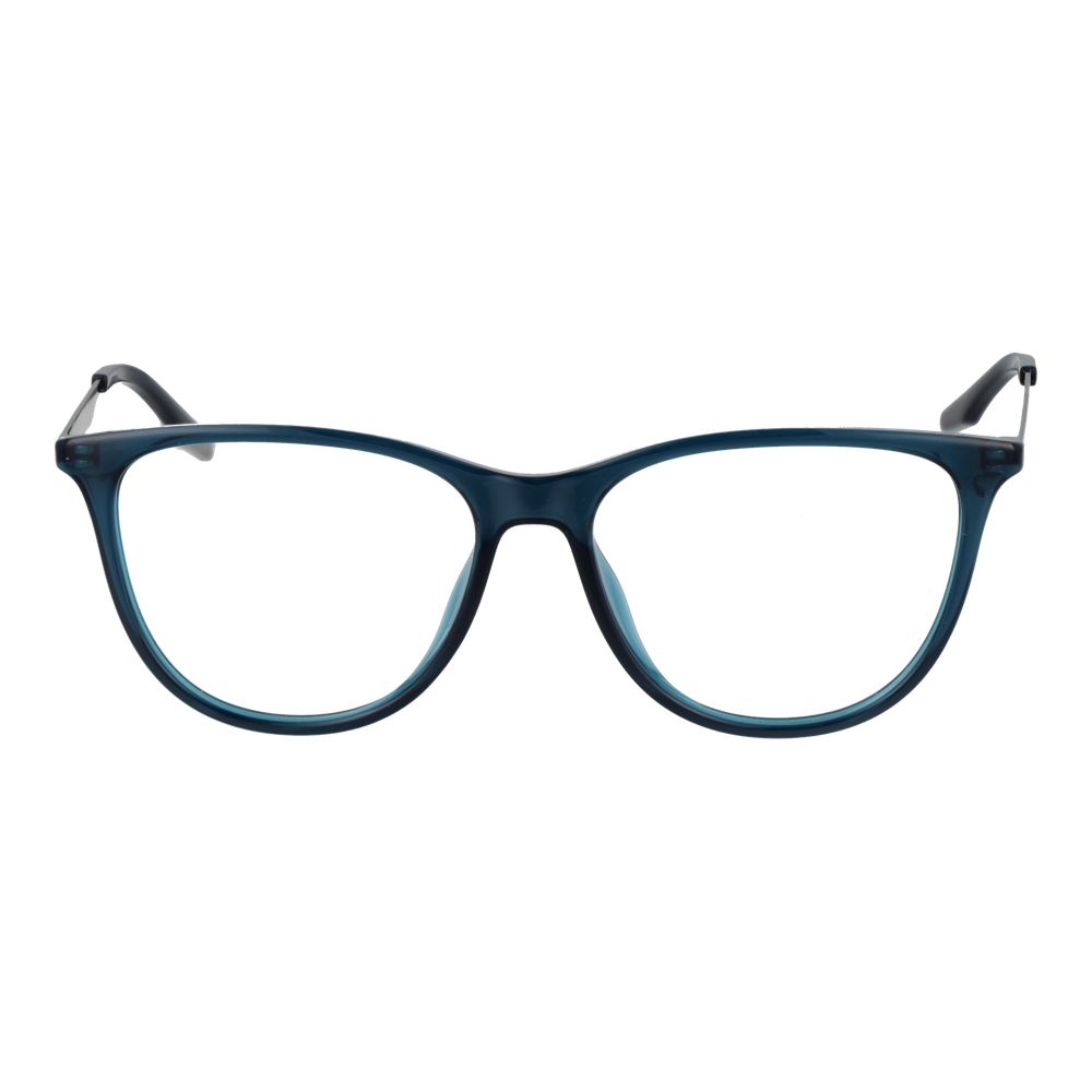 Eyeglasses Frames by Converse for women in metal blue features a refined silhouette, showcasing a refined blue coloured frame and full-frame frame design for a sophisticated, premium look.
