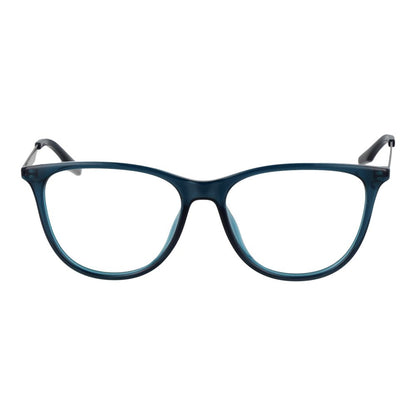 Eyeglasses Frames by Converse for women in metal blue features a refined silhouette, showcasing a refined blue coloured frame and full-frame frame design for a sophisticated, premium look.