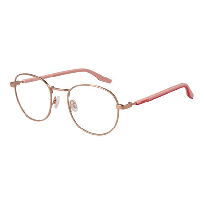 Eyeglasses Frames by Converse for unisex in metal rose-gold features an refined silhouette, showcasing the refined rose-gold coloured frame and sophisticated full-frame frame design.