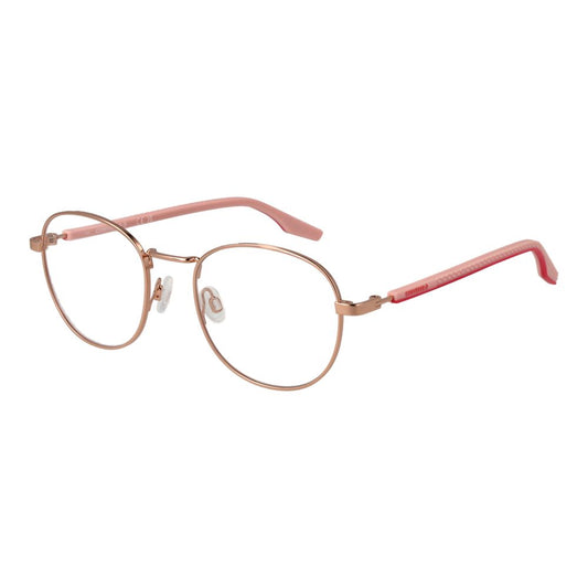 Eyeglasses Frames by Converse for unisex in metal rose-gold features an refined silhouette, showcasing the refined rose-gold coloured frame and sophisticated full-frame frame design.