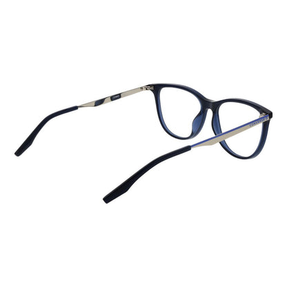 Eyeglasses Frames by Converse for women in metal blue showcases a reflective silhouette, artfully incorporating a sophisticated blue coloured frame with a distinct full-frame frame design.