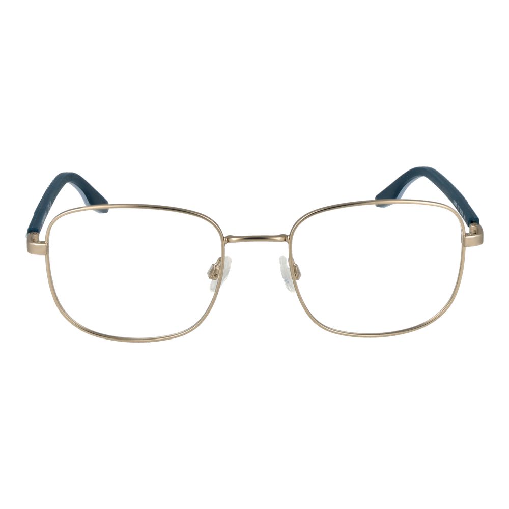 Eyeglasses Frames by Converse for unisex in rubber gold showcases a reflective silhouette, artfully incorporating a sophisticated gold coloured frame with a distinct full-frame frame design.