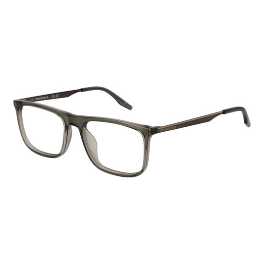 Eyeglasses Frames by Converse for men in metal gray features a refined silhouette, showcasing a refined gray coloured frame and full-frame frame design for a sophisticated, premium look.