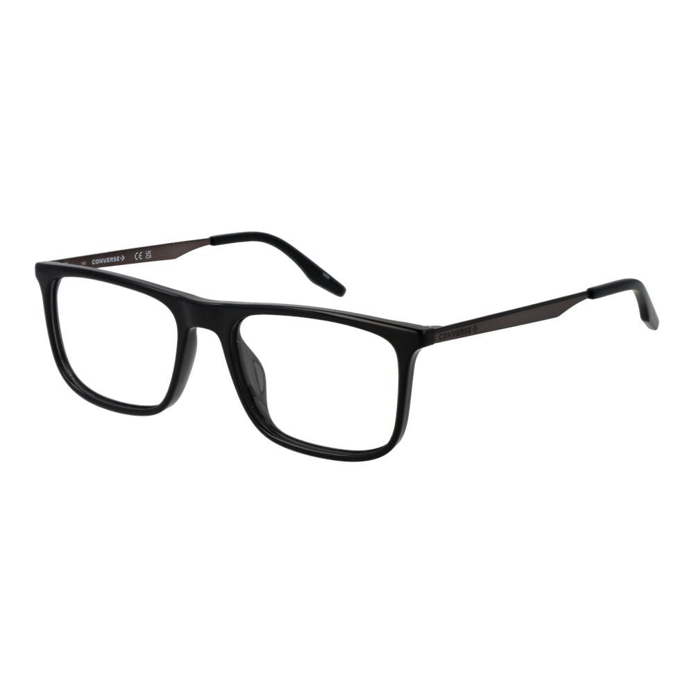 Eyeglasses Frames by Converse for men in metal black features an refined silhouette, showcasing the refined black coloured frame and sophisticated full-frame frame design.