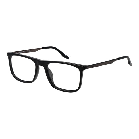 Eyeglasses Frames by Converse for men in metal black features an refined silhouette, showcasing the refined black coloured frame and sophisticated full-frame frame design.