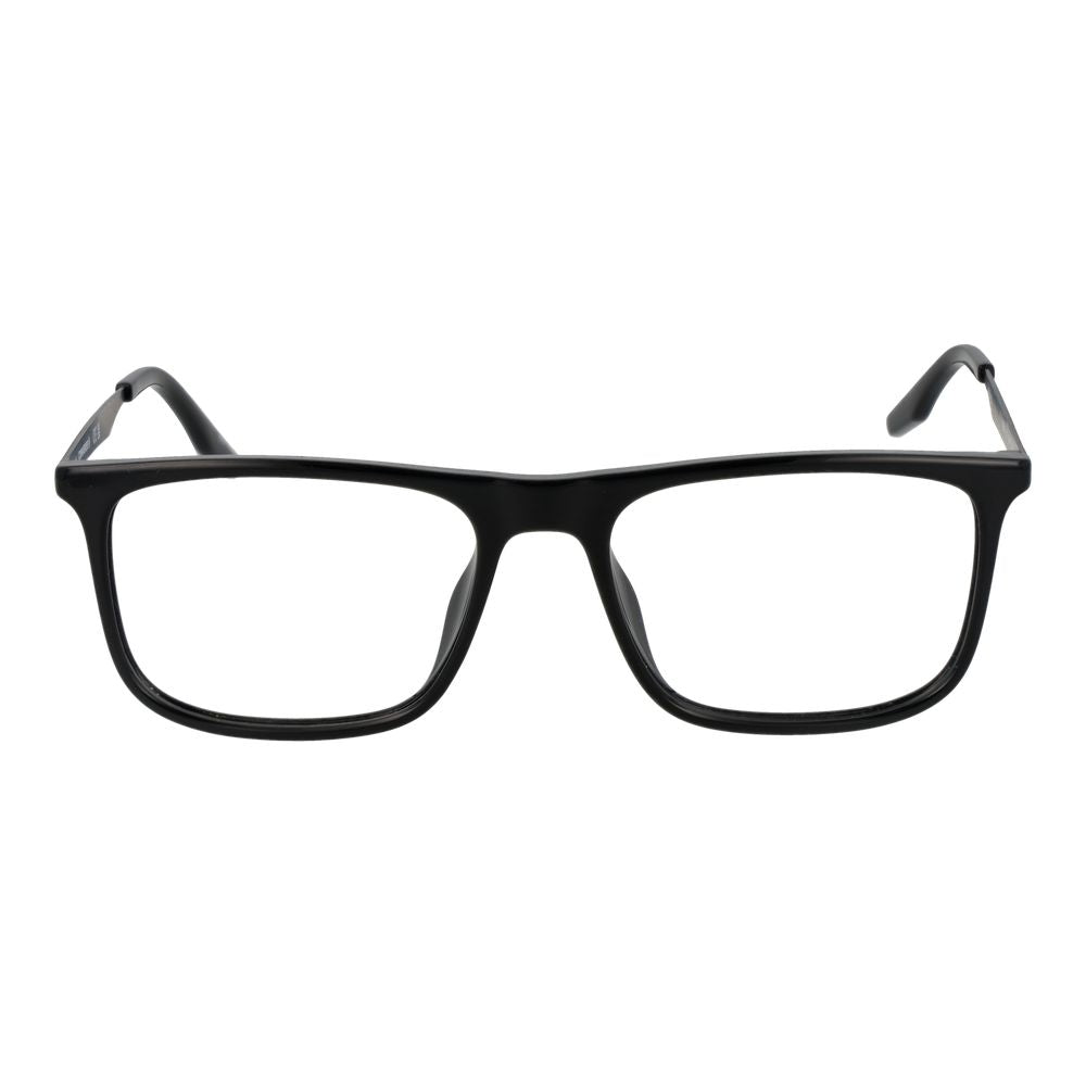 Eyeglasses Frames by Converse for men in metal and black showcases a refined silhouette, detailed with a black coloured frame finish and a sophisticated full-frame frame design.