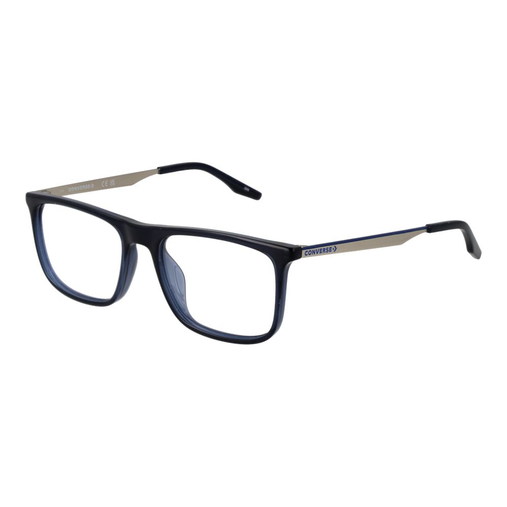 Eyeglasses Frames by Converse for men in metal blue showcases a reflective silhouette, artfully incorporating a sophisticated blue coloured frame with a distinct full-frame frame design.