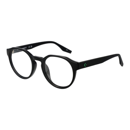 Eyeglasses Frames by Converse for unisex in plastic black features an refined silhouette, showcasing a sophisticated black coloured frame and refined full-frame frame design for a refined look.