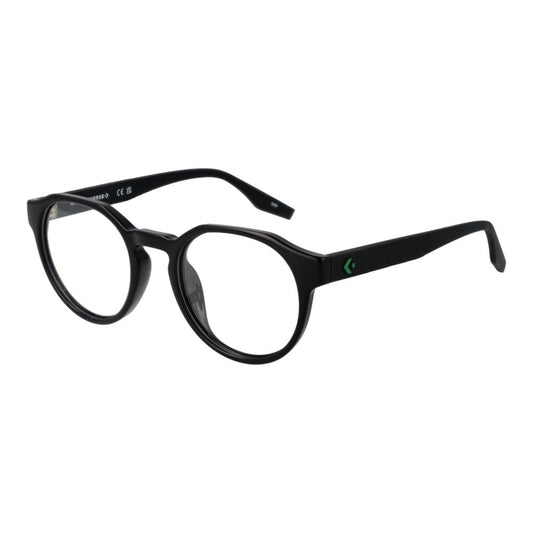 Eyeglasses Frames by Converse for unisex in plastic black features an refined silhouette, showcasing a sophisticated black coloured frame and refined full-frame frame design for a refined look.