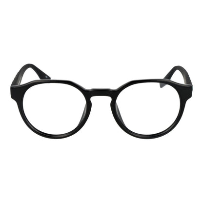 Eyeglasses Frames by Converse for unisex in plastic black showcases a reflective silhouette, artfully incorporating a sophisticated black coloured frame with a distinct full-frame frame design.