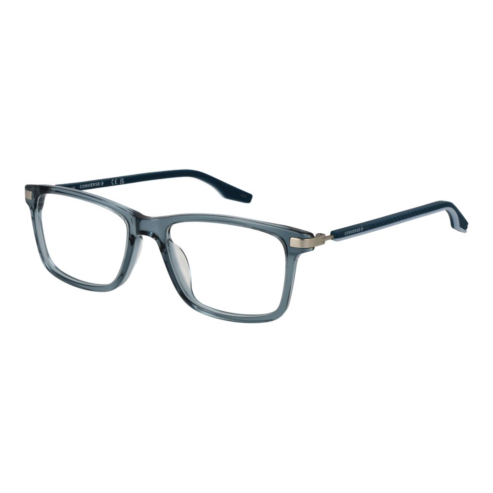 Eyeglasses Frames by Converse for unisex in rubber blue features a refined silhouette, showcasing a refined blue coloured frame and full-frame frame design for a sophisticated, premium look.