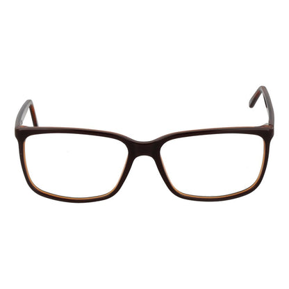 Eyeglasses Frames by Andy Wolf for unisex in acetate brown showcases a refined full-frame frame design with a refined brown coloured frame finish for a refined and sophisticated look.