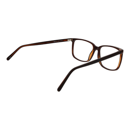 Eyeglasses Frames by Andy Wolf for unisex in acetate brown features an refined silhouette, showcasing the refined brown coloured frame and sophisticated full-frame frame design.