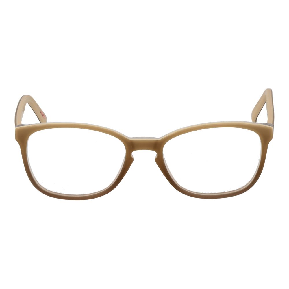 Eyeglasses Frames by Andy Wolf for unisex in acetate beige features an refined silhouette, showcasing the refined beige coloured frame and sophisticated full-frame frame design.
