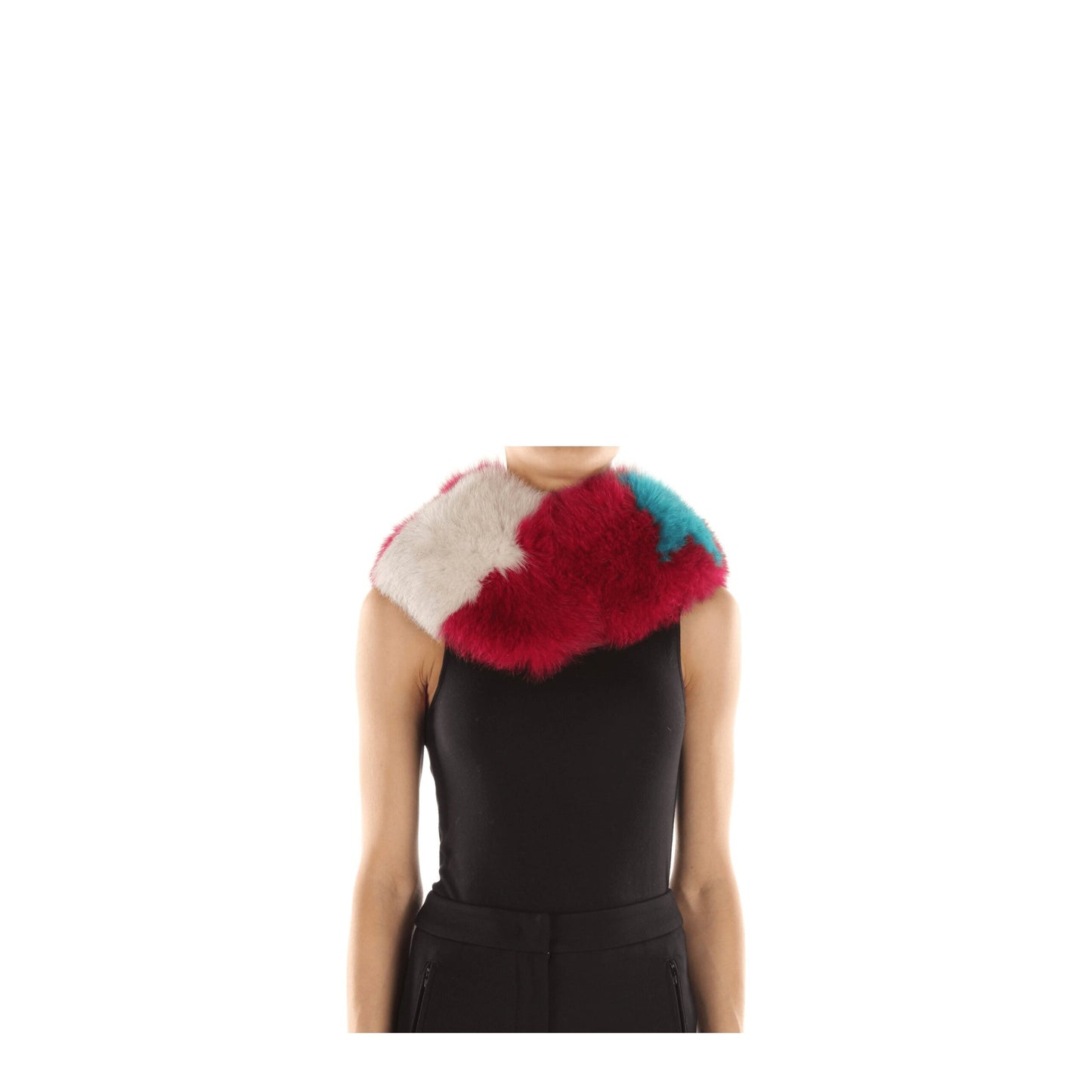 Scarf by Mr. Mrs. Shirt for women in polyester & fox fur fuchsia & pink presents a effortlessly chic silhouette, artfully capturing the essence of the effortlessly chic Polyester & Fox Fur Scarf design for a sophisticated look.