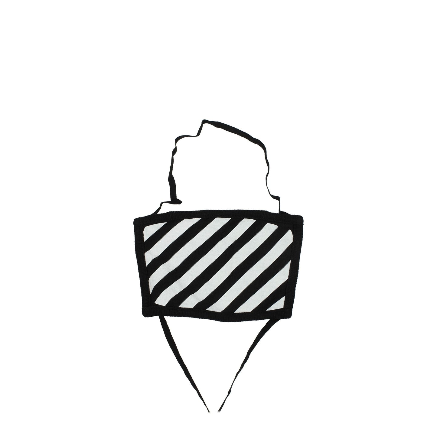 Face Mask by Off-White for men in polyester black & white showcases a artisanal-chic finish, embodying the sophisticated aesthetic of the Cotton Face Mask with a artisanal-chic design.