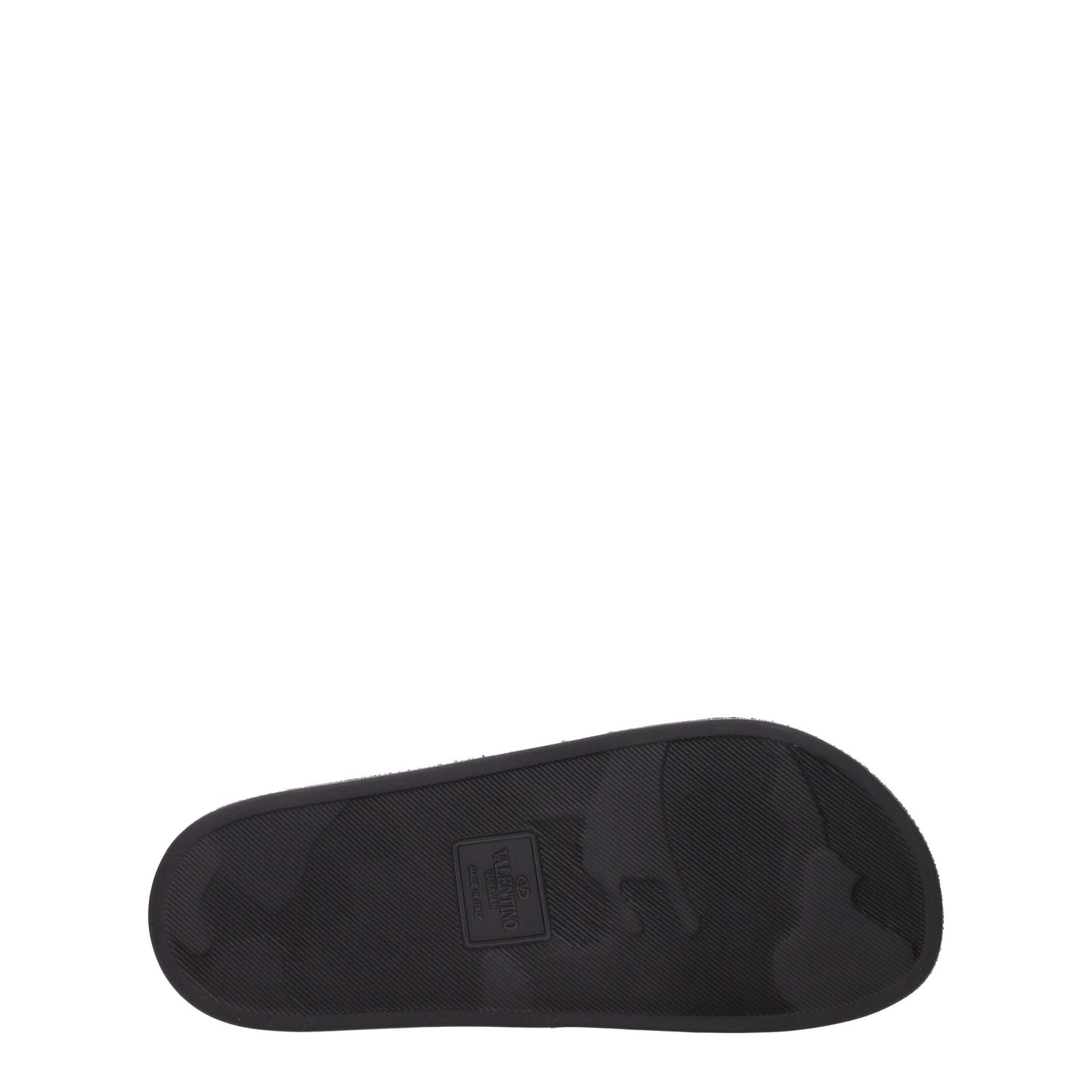 Flat Clogs Sandals by Valentino Garavani for men in cotton & rubber black features an effortlessly chic silhouette from the Men's Cotton & Rubber Flat Clogs Sandals collection, showcasing a effortlessly chic flat and elegant open toe style.