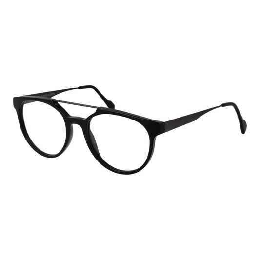 Eyeglasses Frames by Andy Wolf for unisex in acetate and black showcases a refined silhouette, detailed with a black coloured frame finish and a sophisticated full-frame frame design.
