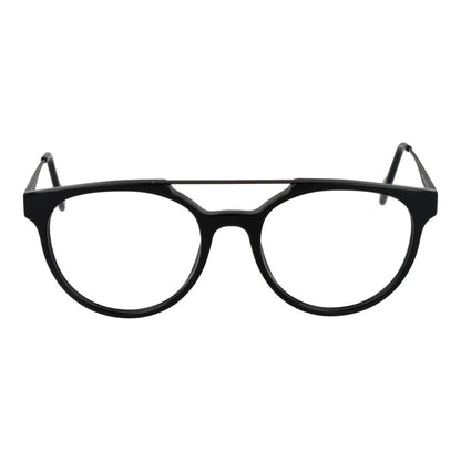 Eyeglasses Frames by Andy Wolf for unisex in acetate black features a refined silhouette, showcasing a refined black coloured frame and full-frame frame design for a sophisticated, premium look.