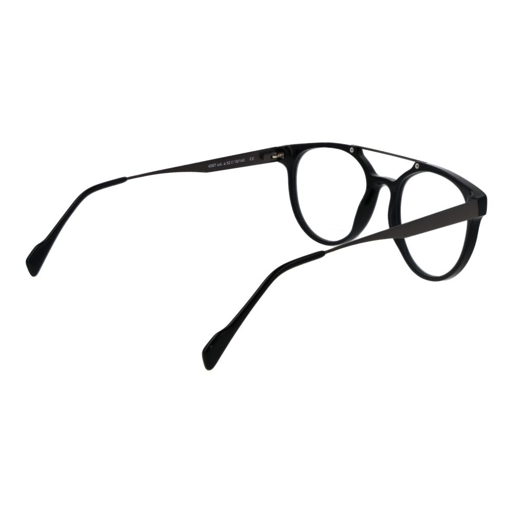 Eyeglasses Frames by Andy Wolf for unisex in acetate and black showcases a refined silhouette, detailed with a black coloured frame finish and a sophisticated full-frame frame design.