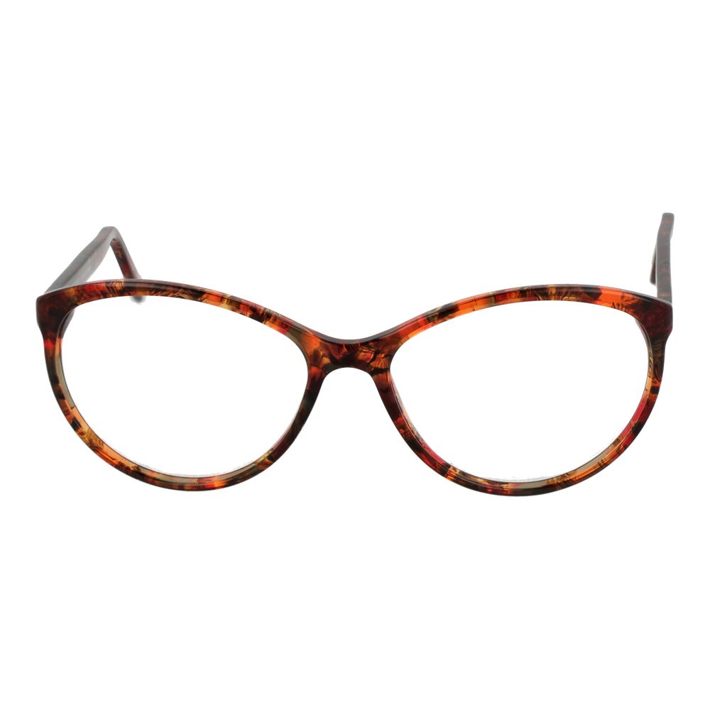Eyeglasses Frames by Andy Wolf for unisex in acetate brown showcases a reflective silhouette, artfully incorporating a sophisticated brown coloured frame with a distinct full-frame frame design.