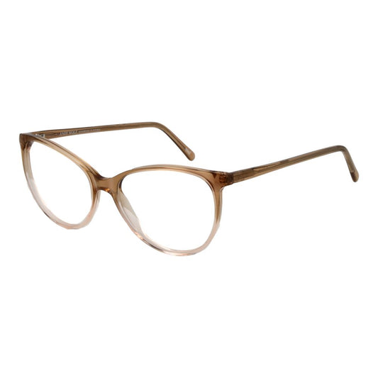 Eyeglasses Frames by Andy Wolf for unisex in acetate and brown showcases a refined silhouette, detailed with a brown coloured frame finish and a sophisticated full-frame frame design.