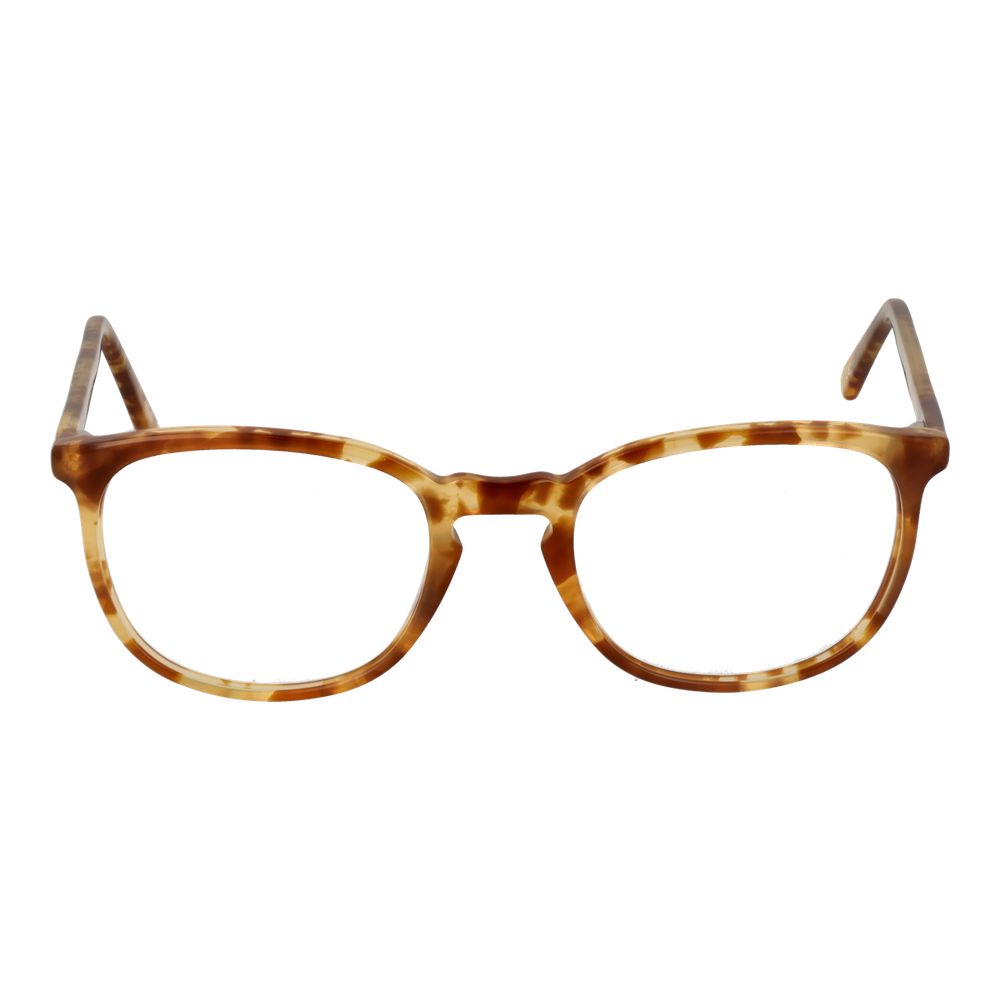Eyeglasses Frames by Andy Wolf for unisex in acetate brown features an refined silhouette, showcasing a sophisticated brown coloured frame and refined full-frame frame design for a refined look.