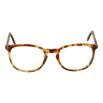 Eyeglasses Frames by Andy Wolf for unisex in acetate brown features an refined silhouette, showcasing a sophisticated brown coloured frame and refined full-frame frame design for a refined look.