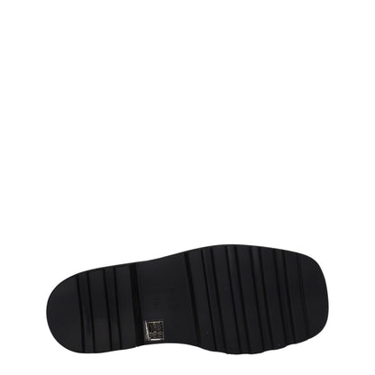 Mid-Heel Lace-Up Shoes by Dolce & Gabbana for men in leather & rubber black features an ergonomic silhouette, perfectly showcasing Men's Leather & Rubber Mid-Heel Lace-Up Shoes with its distinct 4-cm-heel mid-heel and elegant round toe style.