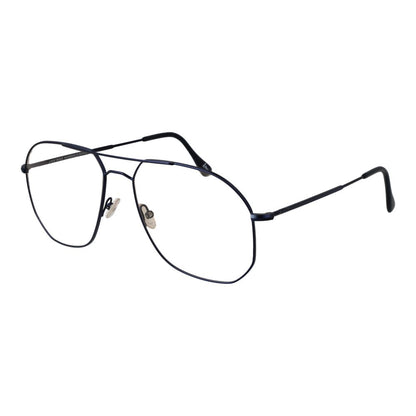 Eyeglasses Frames by Andy Wolf for unisex in denim cotton and blue showcases a refined silhouette, detailed with a blue coloured frame finish and a sophisticated full-frame frame design.