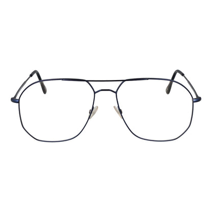 Eyeglasses Frames by Andy Wolf for unisex in denim cotton blue features an refined silhouette, showcasing the refined blue coloured frame and sophisticated full-frame frame design.