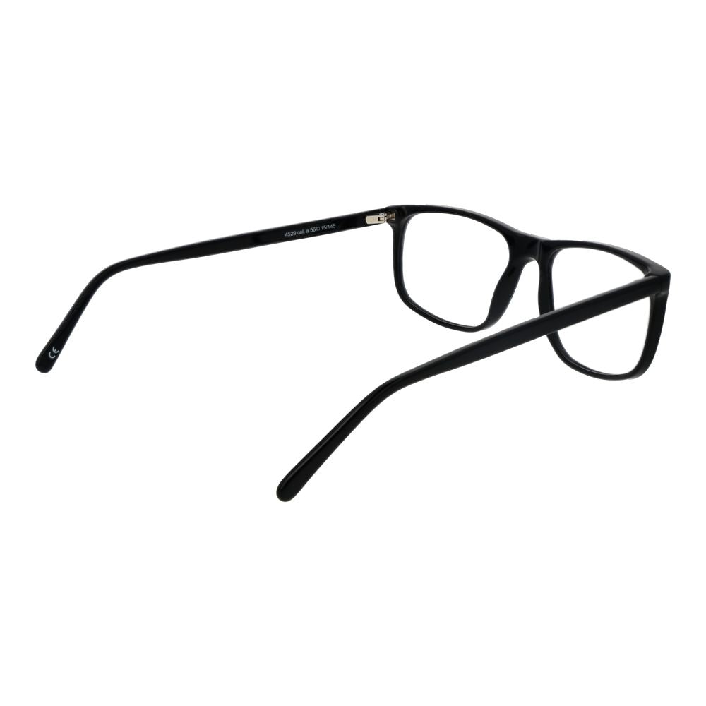 Eyeglasses Frames by Andy Wolf for unisex in black features an refined silhouette, showcasing a sophisticated black coloured frame and refined full-frame frame design for a refined look.