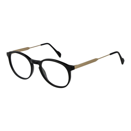 Eyeglasses Frames by Andy Wolf for unisex in acetate black features an refined silhouette, showcasing the refined black coloured frame and sophisticated full-frame frame design.