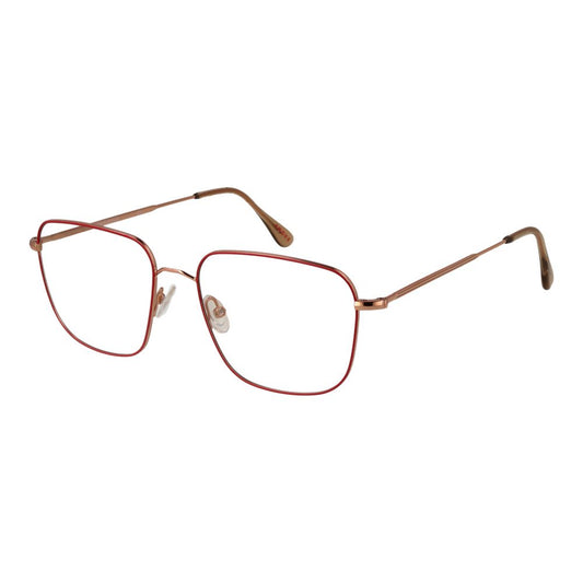 Eyeglasses Frames by Andy Wolf for unisex in metal and red showcases an refined full-frame frame design featuring a sophisticated red coloured frame for an refined and refined aesthetic.
